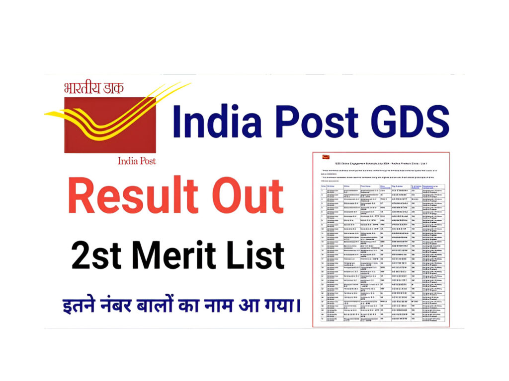 India Post GDS 2nd Merit List 2025