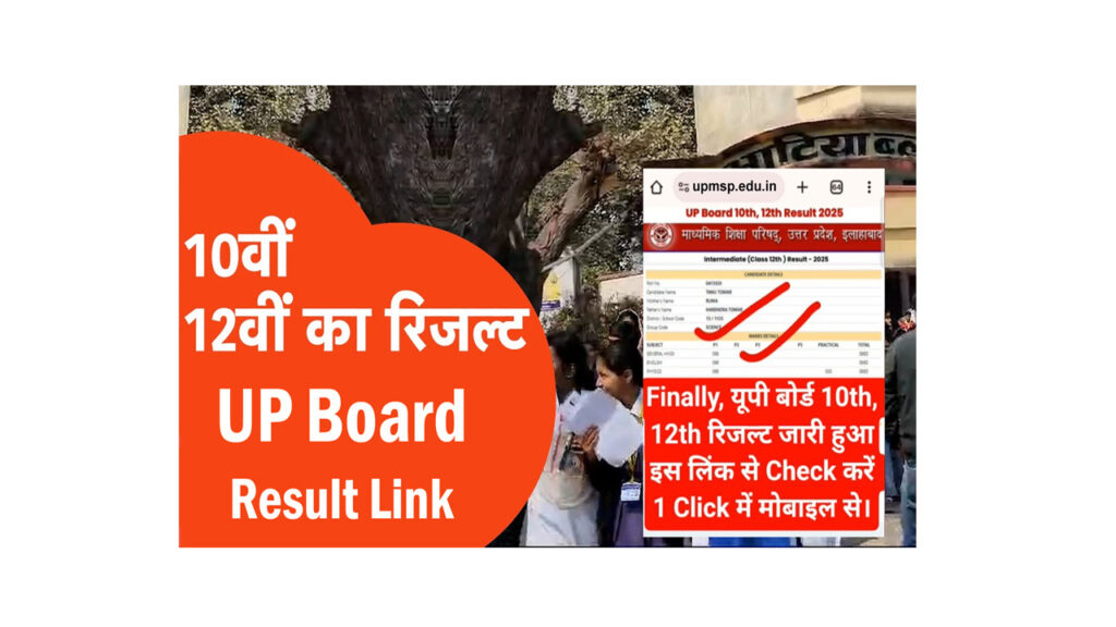 UP Board 10th 12th Result 2025