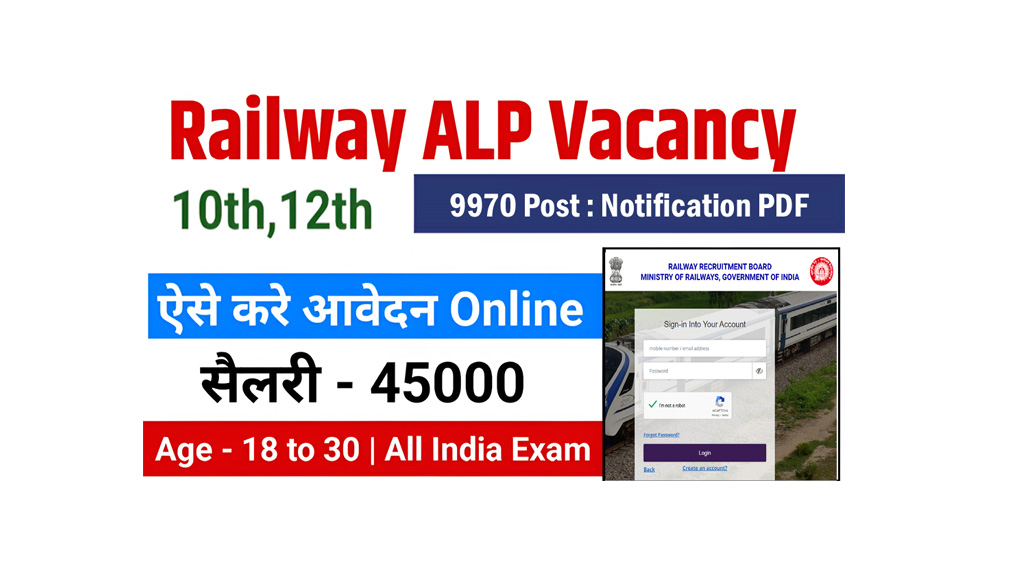 RRB ALP Online Form 2025